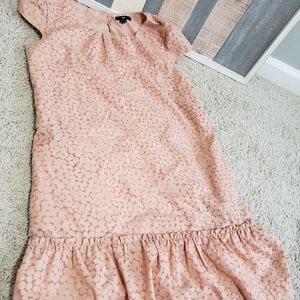 Peachy Tan color dress.